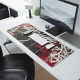 thumbnail image 3 of Premium Black Red Gaming Mouse Pad (31.5x11.8 inch) - Large Computer Desk Pad with Non-Slip Base and Stitched Edge for Maximum Control, 3 of 7