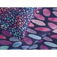 thumbnail image 4 of Ambesonne Grunge Quilted Bedspread Set 3 Pcs, Oval Watercolor Spots, King Size, Violet Blue Multicolor, 4 of 5