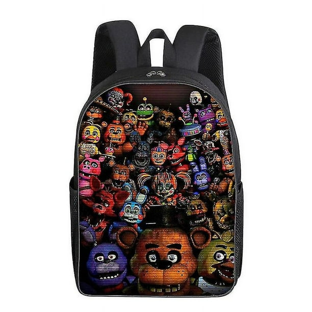 Mochila escolar Five Night At Freddy con estampado 3d mochila escolar Fnaf mochilas de moda de dibujos animados bolsas para ordenador portatil bolsa de estudiante mochila de regalo Walmart en linea