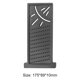 thumbnail image 2 of Carpintería Scribe Mark Line Gauge Cross-Out Regla de ángulo de carpintero (negro), 2 of 4