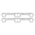 thumbnail image 3 of Alum. Exhaust Gasket Set AMC w/Dog Leg Port, 3 of 3