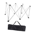 thumbnail image 4 of Mesa de acero inoxidable patas de trabajo de trabajo soporte soporte de soporte estable soporte de escritorio plegado para mesa de mesa al aire libre, 4 of 8