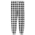 thumbnail image 5 of Ashirexll Winter Pajamas for Men, Mens Pajama Pants, Checkered Printed Sleepwear Pants with Elastic Drawstring Waist and Bundle Leg, 5 of 5