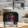 thumbnail image 4 of Whosucclay Dachshund Dog Spot Print Microwave Dust Cover & Appliance Covers, Water Resistant Universal Fit Dust Cover for Microwave Oven, Kitchen Appliance Covers with Handle-L, 4 of 7