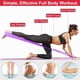 thumbnail image 5 of Bandas de resistencia de 3 uds, bandas elásticas de ejercicio para hacer ejercicio, fisioterapia, recuperación, yoga, Pilates, entrenamiento de fuerza, 5 of 5