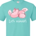 thumbnail image 4 of Inktastic Let's Relaxolotl with Cute Sleeping Axolotls T-Shirt, 4 of 5