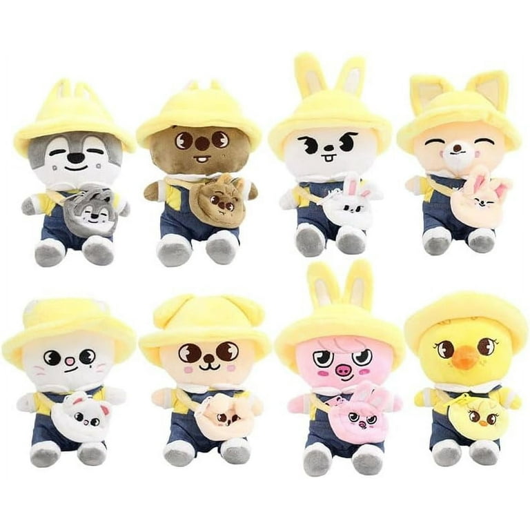 横*音様 テディベア ぬいぐるみ teddybear SKZOO ハン　ハンクォ StrayKids 5CLOCK SKZOO テディベア ハンクォッカ ペンミ - メルカリ