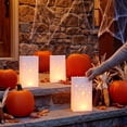 thumbnail image 2 of 10Pcs Luminaries Bags with Flameless Candles, Star Cutouts Paper Candle Bags, Christmas Figurines Decoration, Xmas Indoor Outdoor Decor for Porch Mantel Yard Floor, 2 of 7