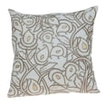 thumbnail image 1 of Parkland Collection PILF21012D Celeste Accent White Pillow Cover with Down Insert, 1 of 1