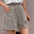 thumbnail image 4 of Delliss Girls Shorts Kids Casual Summer Elastic Waist Short Pants with Pockets 5-16 Years, 4 of 8