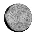 thumbnail image 1 of Compass Logo Spare Tire Cover for Pajero Custom l Camper Waterproof Dust-Proof Car Wheel Covers 14-17hh, 1 of 5