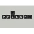 thumbnail image 2 of Longfellow Designs 18x13 Gold Ornate Wood Framed with Double Matting Museum Art Print Titled - Be Present Black, 2 of 4