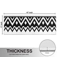 thumbnail image 5 of Kitchen Rugs Sets Of 2,Black and White Zigzag Pattern Anti Fatigue Kitchen Mat Rugs Non Slip Washable,Decorative Kitchen Floor Mats for Kitchen,Sink,Laundry,17"X47", 5 of 5