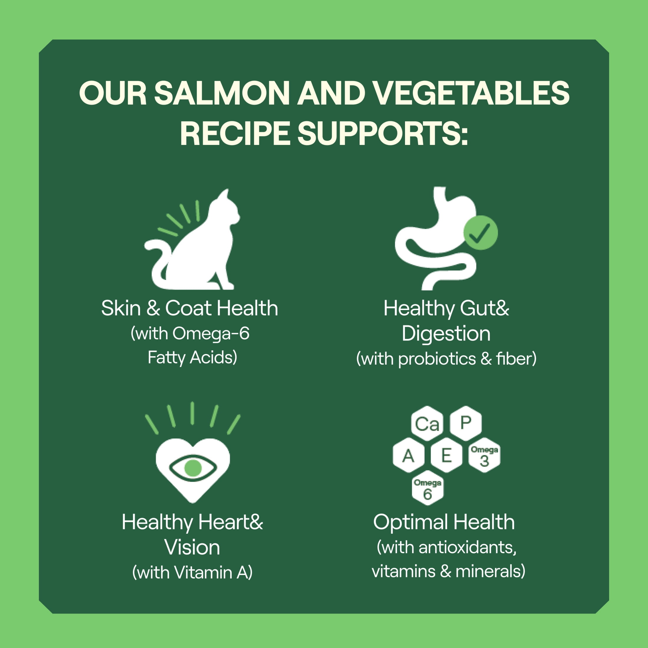 (2 pack) Goodlands Salmon & Vegetables Flavor, Dry Adult Cat Food with Probiotics, 7 lb Bag