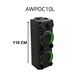 thumbnail image 1 of Bocina Aiwa Torre de Sonido 2500W PMPO con Perillas de Mezcla DJ y Karaoke, 1 of 6