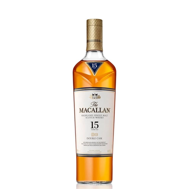 Paquete de 3 Whisky The Macallan 15 Años Double Cask 700 ml