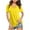 Yellow, variant on XFLWAM Womens Tops Casual V Neck Short Sleeve Criss Cross T-Shirt Summer Comfort Blouse Shirts Purple S