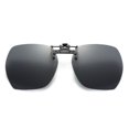 thumbnail image 1 of Gafas de sol polarizadas con clip en gafas graduadas, copos negros y grises, para hombres y mujeres, ajuste compacto y no abatible JM, 1 of 3