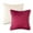 Red & Off White, variant on Phantoscope Christmas holiday Decorative Throw Pillow Set, Pom Pom Velvet Series Covers, 18" x 18", Red and Green, 2 Pack