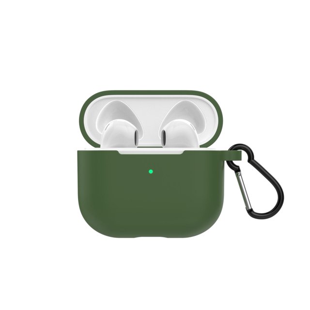 Funda De Silicona Compatible Con Airpods 3 2021, Funda Protectora Completa Para Auriculares Inalámbricos, Funda A Prueba De Golpes Con Mosquetón Yuarrent EL017876-08