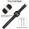 thumbnail image 3 of 4 Pack For Fitbit Versa Strap - Classic Tpu Silicone Sport Adjustable Replacement Wrist Band For Fitbit Versa/versa 2/versa Lite, 3 of 5