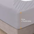 thumbnail image 5 of CCNY Box Spring cover Upgrade Your Mattress with our Twin Size Box Spring Cover Fits Box Springs Upto 18" Inch Deep Mattress Light Gray, 5 of 5