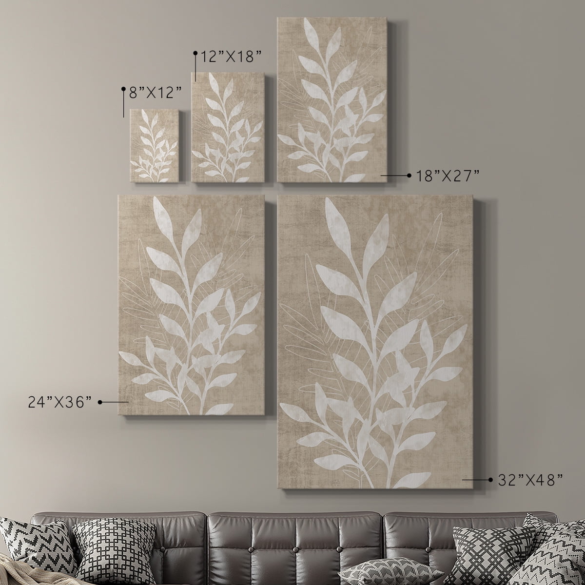 Foliage Retreat II Premium Gallery Wrapped Canvas - Ready to Hang