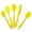 Yellow, variant on Kiplyki 5 Piece Silicone Spatula Set Kitchen Silicone Spatula Utensil Set