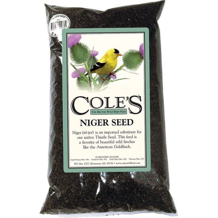 Cole's Wild Bird Products Cole's NI05 Niger Seed Bird Food, 5 lb. Pack — Residential Use, Standard Application