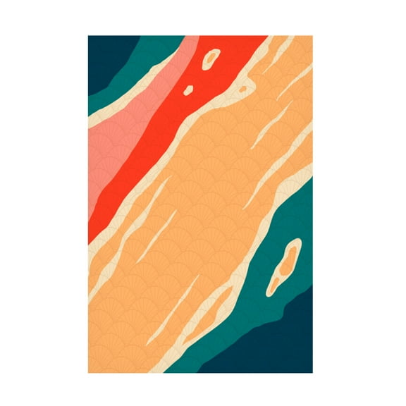 Trademark Fine Art Fadil Roze Asian Stream Canvas Wall Art