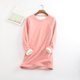 thumbnail image 5 of Ropa interior térmica de mujer portátil Color sólido reutilizable reemplazo de manga larga invierno otoño caliente mantenimiento camiseta de Prendas para la parte del cuerpo Rosado METRO Minnieouse AP013396-02, 5 of 6