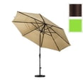 thumbnail image 1 of Parasol de Marché en Aluminium 11 Pieds Inclinaison Col DV Bronze/Pacifica/Ginkgo, 1 of 2