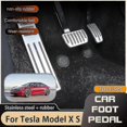thumbnail image 2 of Car Foot Pedals For Tesla Model X S 2015 2016 2017 2018 2019 2020 2022 Stainless Steel Accelerator Brake No Drilling Pedal, 2 of 4
