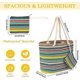 thumbnail image 2 of Women's Summer Beach Bag with Zipper and Pockets, Large Capacity Casual Shopping Tote Bag for Women Girls Beach Shopping Travel, 2 of 5