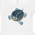 thumbnail image 4 of Inktastic Cute Diamondback Terrapin Turtle Girls Toddler Dress, 4 of 5