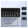 thumbnail image 4 of 4 6 8 Channels Mini Sound Mixer Audio Mixer Mini Stereo Mixer Portable Ultra Low-Noise Line Mixer For Recording Audio Equipment, 4 of 7