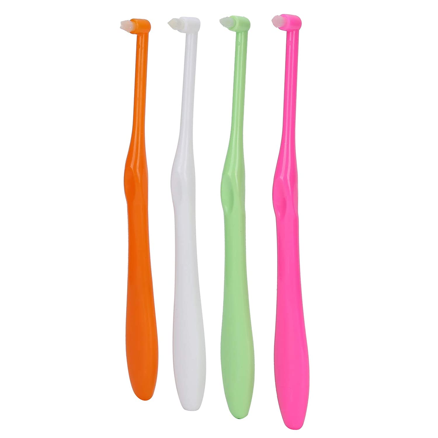4pcs Braces Toothbrush, Soft Small Head Tufted Toothbrush Floss