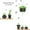 Multicolor, variant on Removable Wall Decal Sticker Set, Green Potted Plants Succulents in Hanging Baskets Peel and Stick Wall Art for Living Room Bedroom Nursery Home Decor