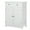 White, variant on Demi Bonn 29" Bathroom Floor Cabinet, Freestanding Bathroom Storage Cabinet with Adjustable Shelf and Drawers, for Living room, Entryway, Kitchen, Gray