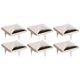 thumbnail image 4 of Rivet 100pcs Pirámide Cuadrado Punk Punk Rivets 4 Claw Metal Studs, 4 of 7