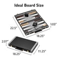 thumbnail image 4 of Set de juego de mesa de backgammon Mainstreet Classics Pennsylvania Ave, 4 of 7