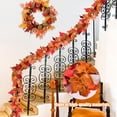 thumbnail image 3 of Decoración otoñal con forma de hoja de arce, 400 cm, de Garland JOYWU, paquete de 2, 3 of 9