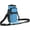 Azure Blue, variant on Water Bottle Carrier Bag with Adjustable Shoulder and 2 Pocket,25oz,Black