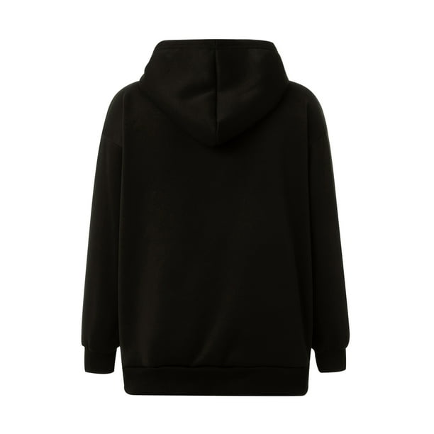 Hooded top sweatshirt cardigan