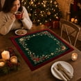 thumbnail image 6 of Christmas Mahjong Mat, 23.62 Inch Christmas Theme Square Table Cover, Non-slip Noise Reduction Base, for Poker Domino Board Game Mahjong Party Night Use(B), 6 of 6
