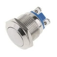 thumbnail image 3 of LOVIVER Waterproof Metal 19mm 250V 2A Push Button Momentary Switch OFF-ON, 3 of 7