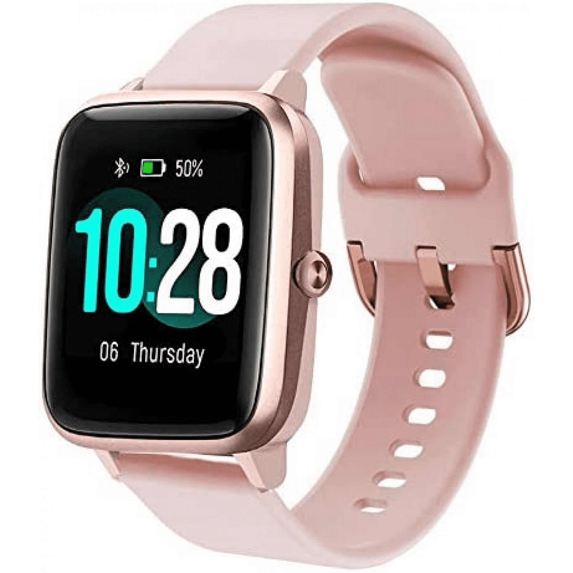 Fybto For Bands Compatible With 19mm Id205l Veryfitpro Smart Watch Quick Release Soft Silicone Fadeless Pattern Printed Floral Replacement Band For I
