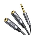 thumbnail image 1 of Divisor de auriculares UGREEN de 3,5 mm, auxiliar, 2 hembra a 1 macho, estéreo, 1 of 9