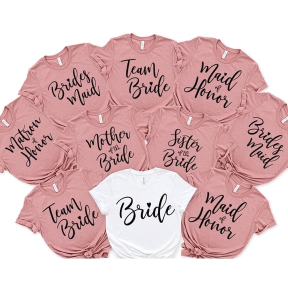 Bachelorette Party Shirts Bridal Party Shirts Maid of Honor Tee Bridesmaids Shirt Bridesma