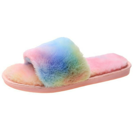 

1 Pair Flat Slippers Non-slip Slippers Fashion Slippers for Women Wearing Home
